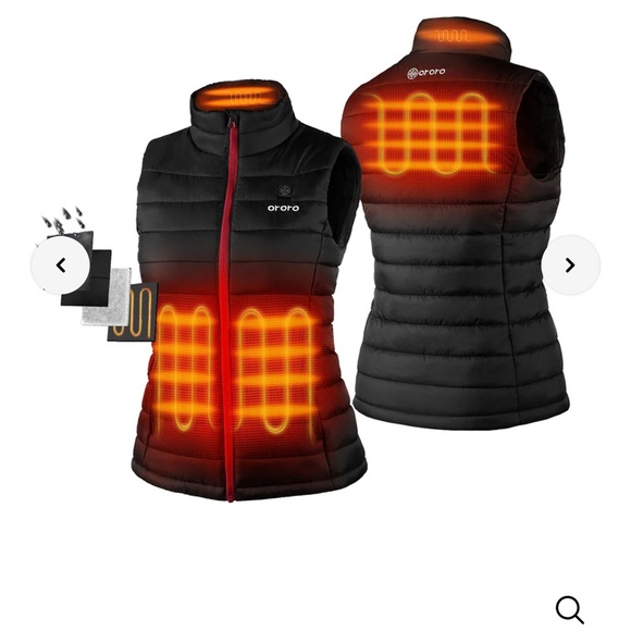 Ororo Black Heated Puffer Vest Women’s Size M - Picture 7 of 7